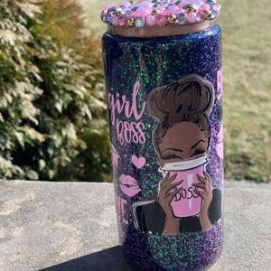 Boss Girl Glass Tumbler